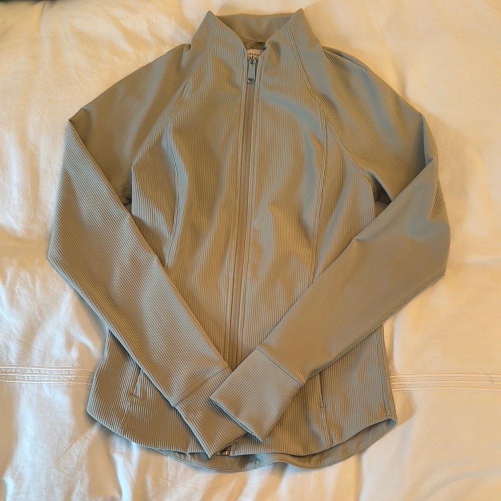 Athleta Ribbed Workout Jacket